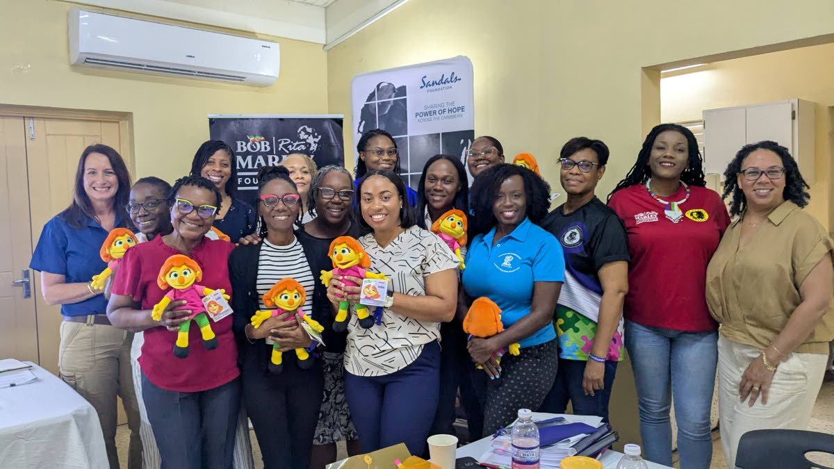 Organizers and participating master trainers representing Early Stimulation Project, Community-based Rehabilitation of Jamaica, Montego Bay Autism Centre, McCAM Child and Development Resource Centre, and Parent Vision, Jamaica. These trainers will lead cap