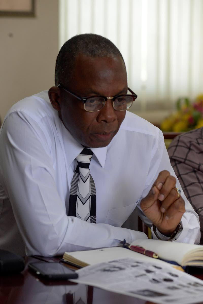 Glasspole Brown, Jamaica's director of elections.