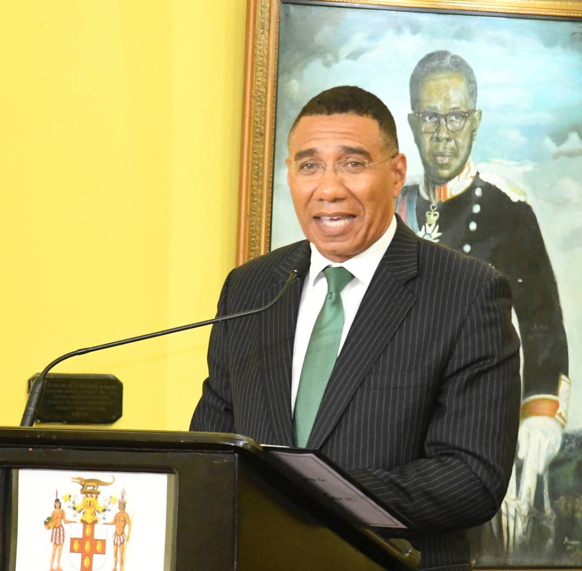 Prime Minister Dr Andrew Holness.