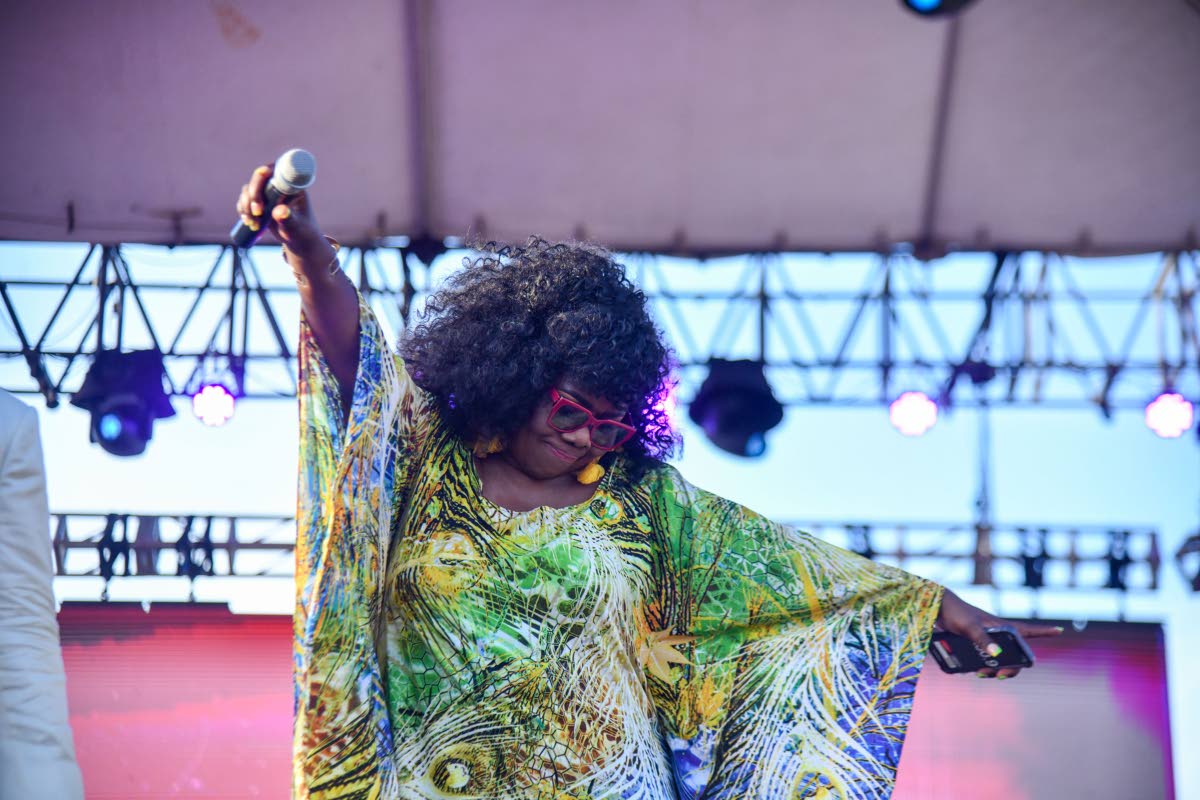 Emcee of the Year (Gospel) Nadine Blair.