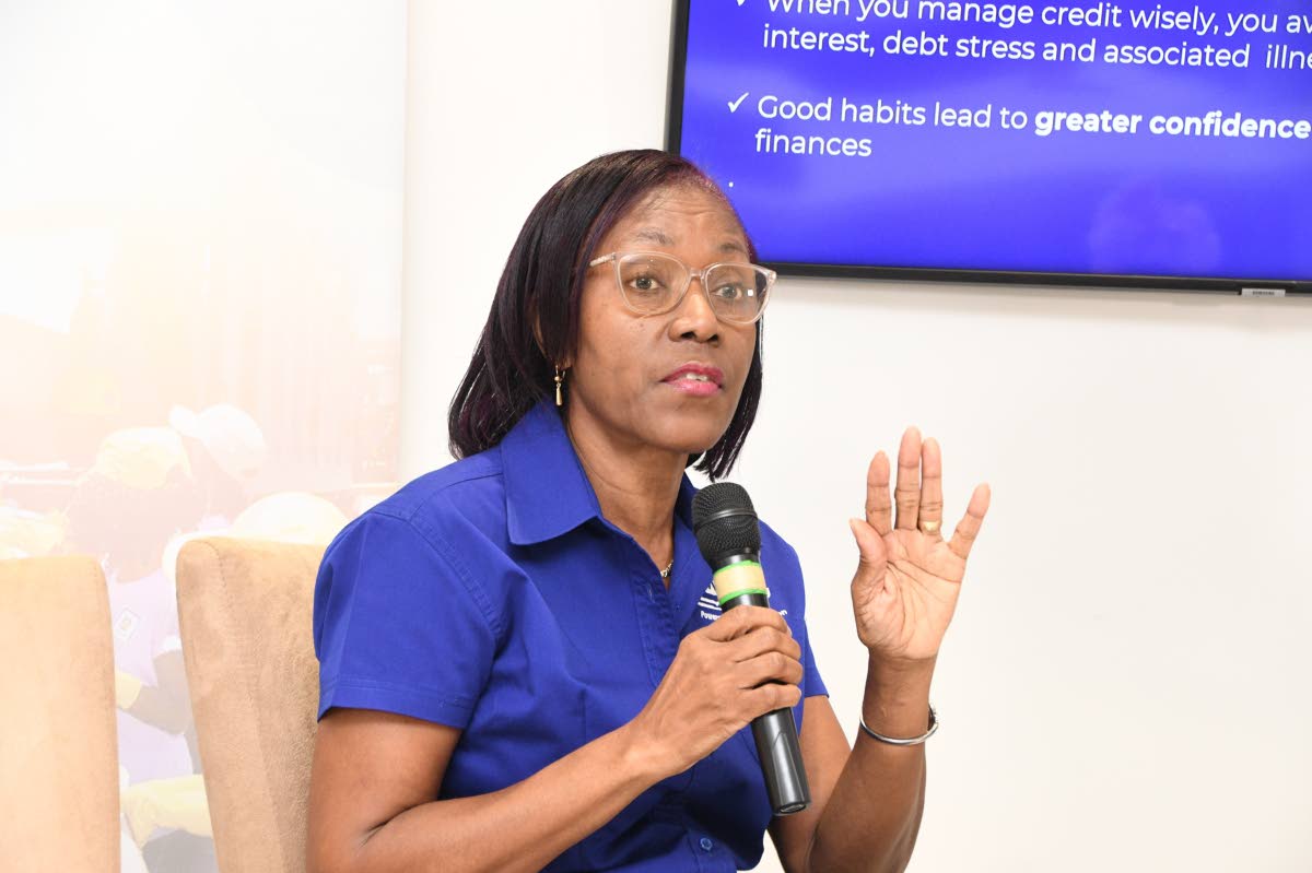 Rose Miller, financial education consultant with the JN Foundation addressing participants at the JN Financial Academy’ Smarter Credit Workshop.