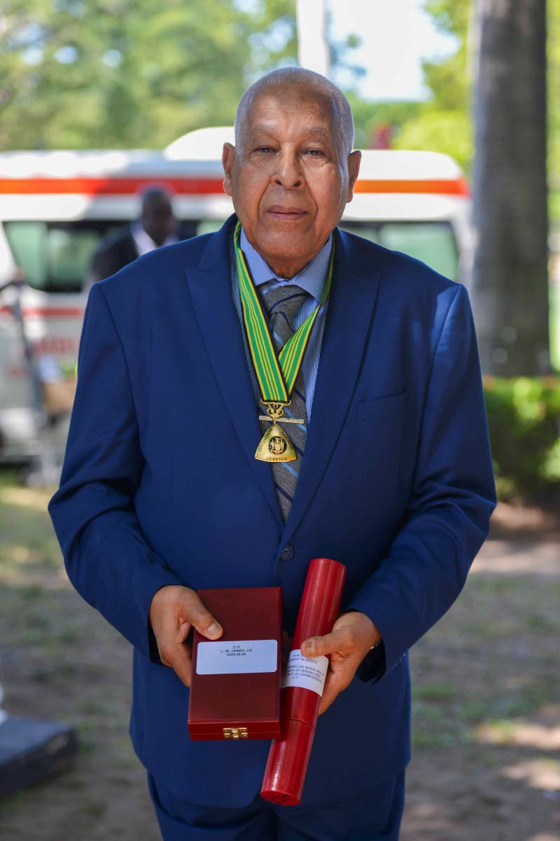 Lloyd ‘King Jammy’ James has joined the ranks of Commander of the Order of Distinction.