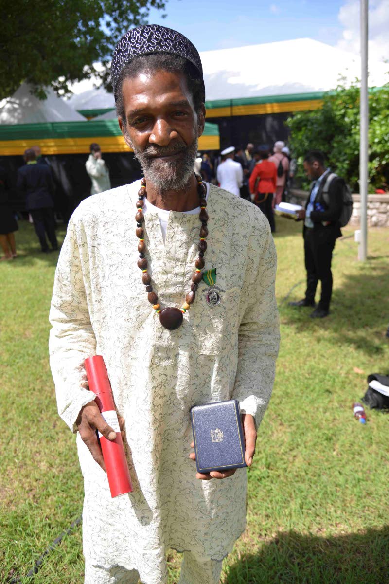 Engineer Hilbert Leonard ‘Bertie’ Grant was awarded the Badge of Honour for his contribution to the growth of reggae music internationally.