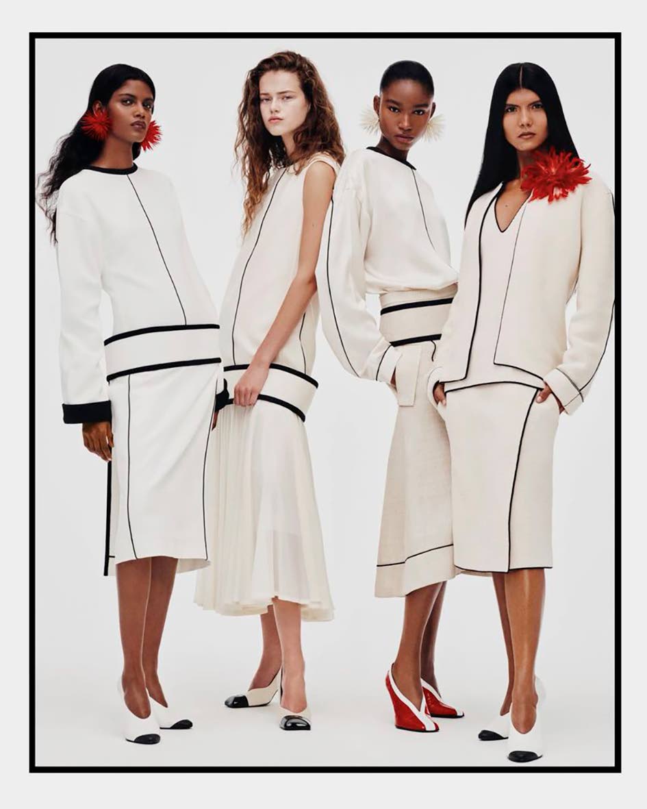 Jamaican supermodel-in-the-making Dru Campbell (second right) is in between the pages of the December 2025 edition of ‘American Vogue’ with model peers (from left) Bhoomi Yadav, Charlotte Boggia and Zaya Guarani.