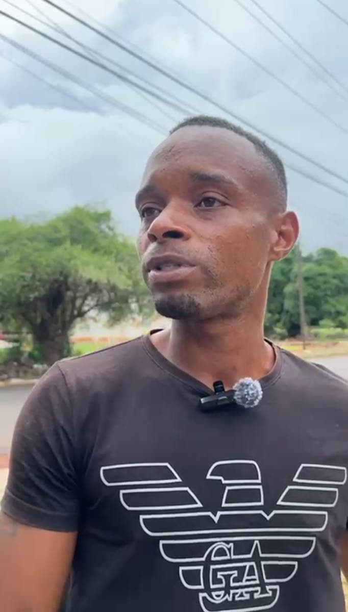 Flagaman, St Elizabeth resident Nasheo Blake.