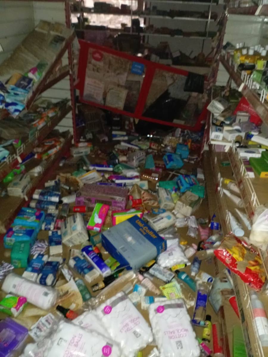 MegaMart Wholesale Club’s Montego Bay location was left ransacked and flooded with murky water by Hurricane Melissa.