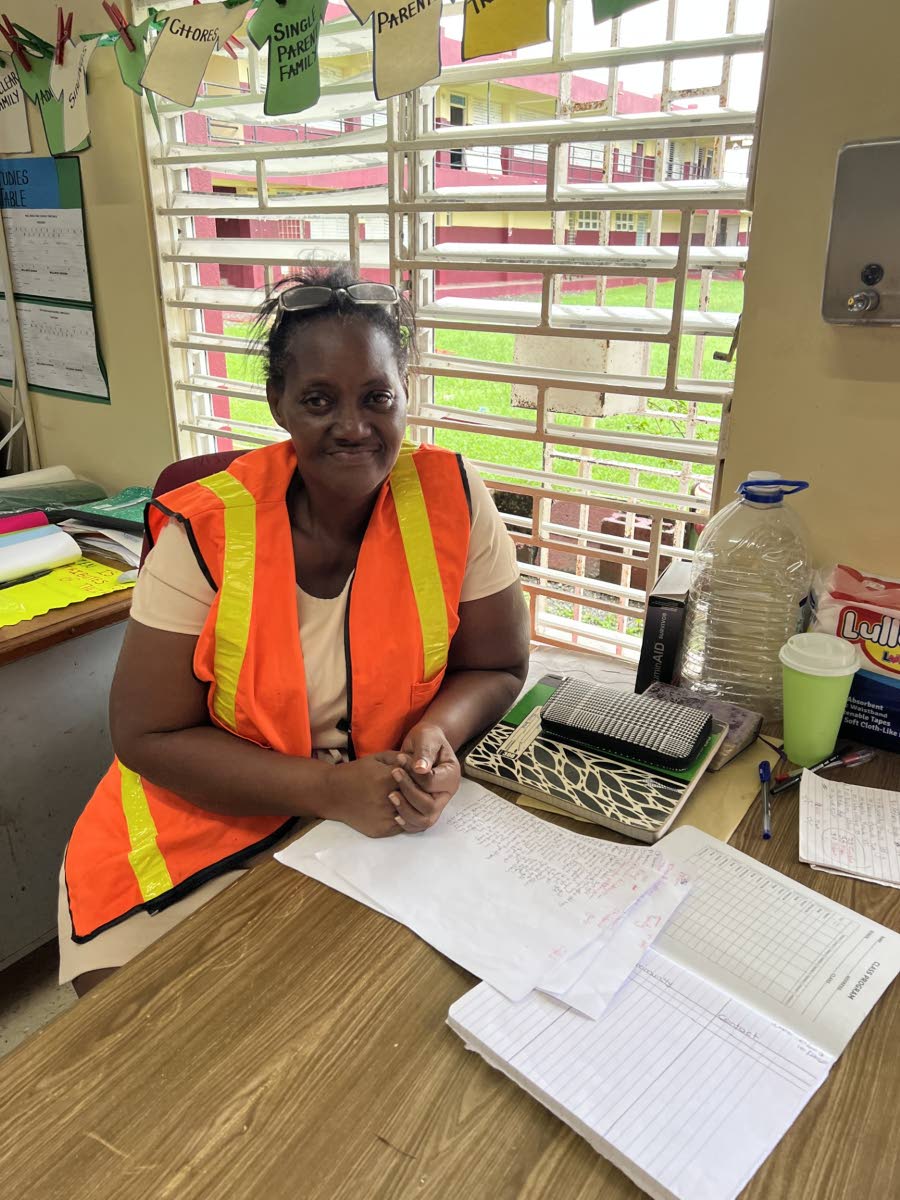 Shelter Manager at the Paul Bogle High School in St Thomas, Marcia Dixon.