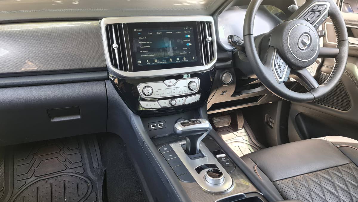 GWM P Series interior. 