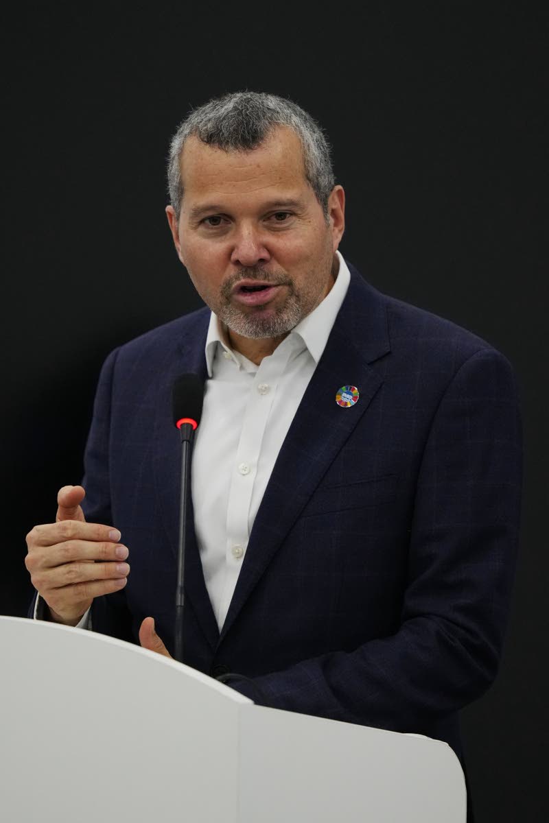 Arsenio Dominguez, secretary-general of the International Maritime Organization, speaks at an event on the energy transition of global shipping during the COP30 UN Climate Summit on Monday, November 10, 2025, in Belem, Brazil.