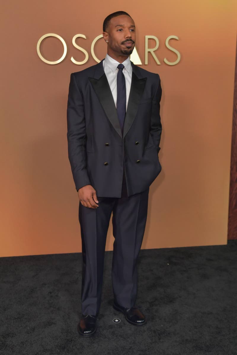 Michael B. Jordan stays classic in Louis Vuitton.