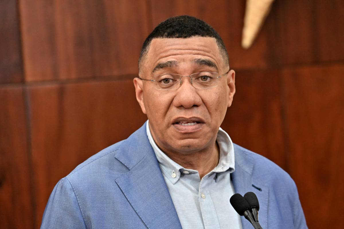 Prime Minister Dr Andrew Holness.