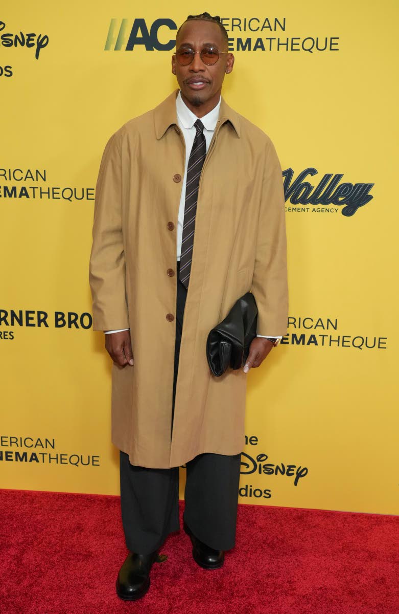 American singer Raphael Saadiq moments before his performance at the award ceremony.