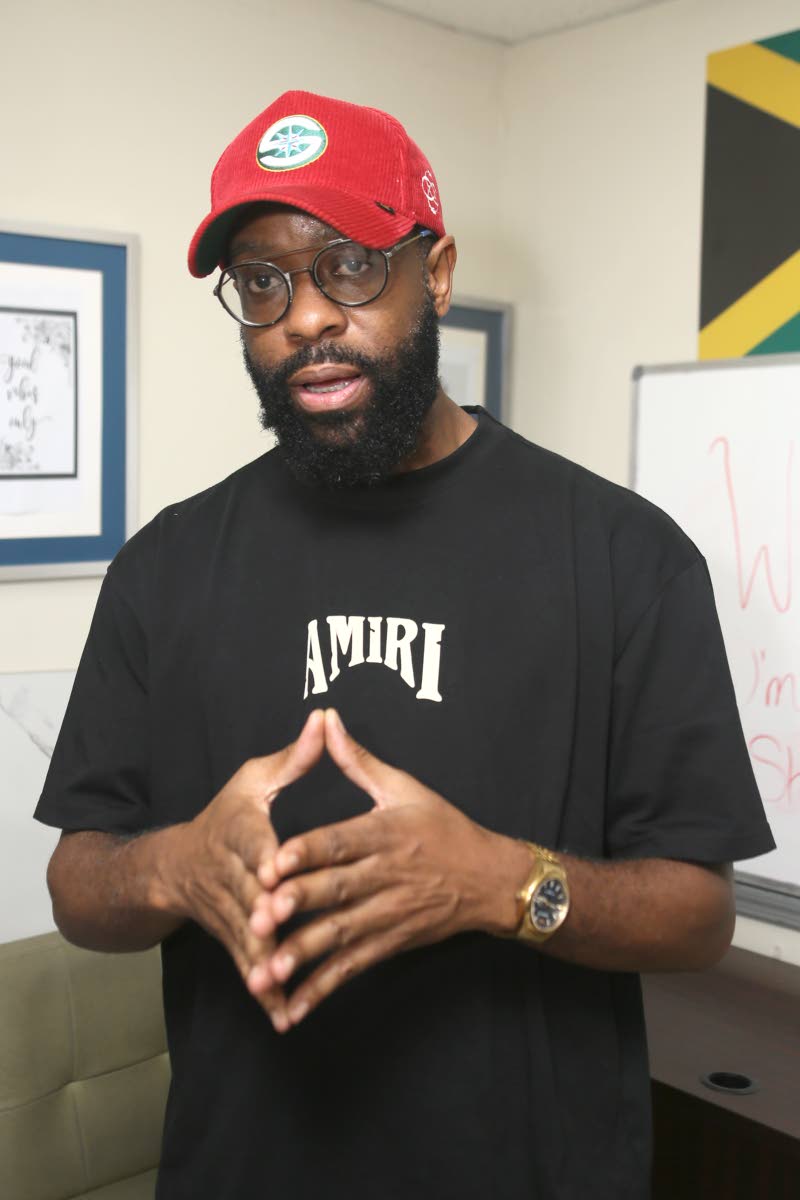 Carlton Davey of Yung Kingz Entertainment, promoter of the sixth staging of the Livewire concert series, sports an AMIRI tee. 
