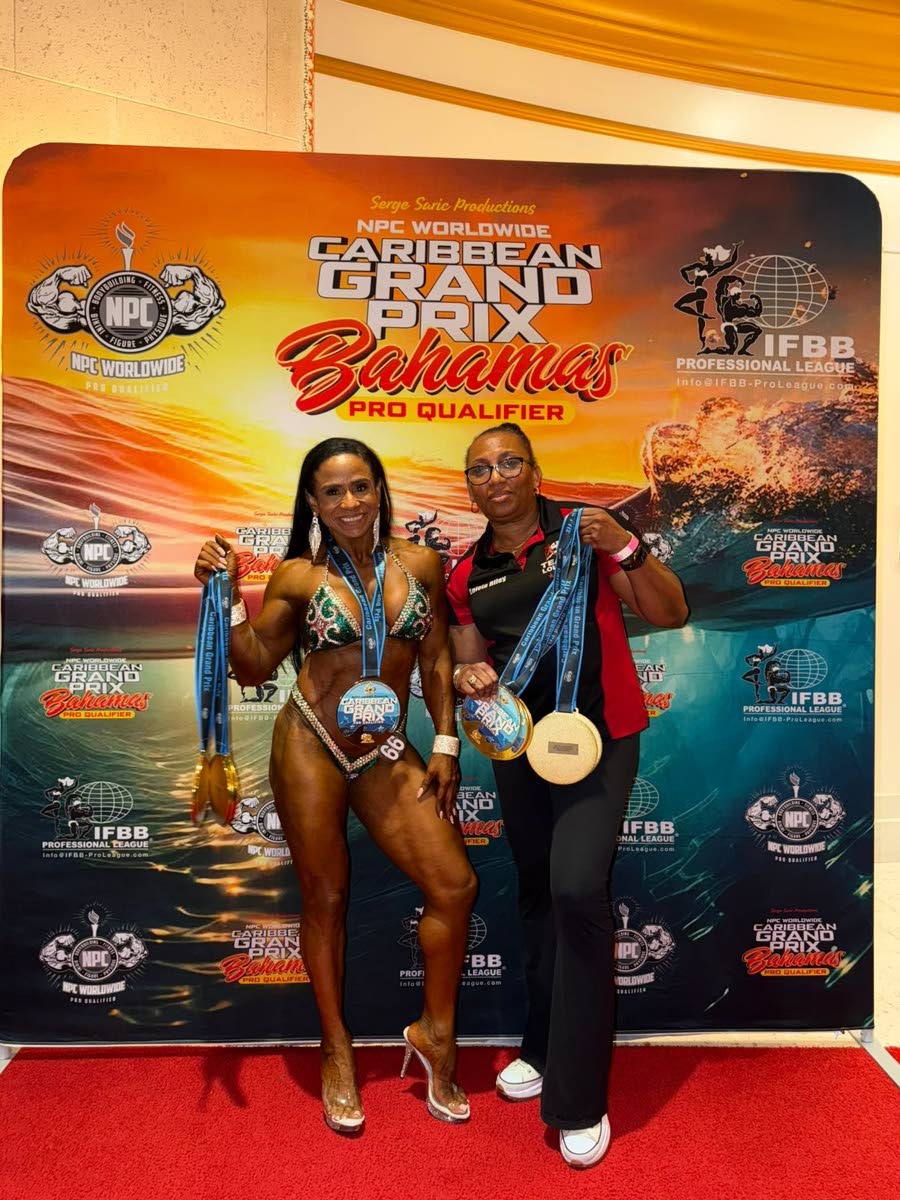 Audrie Allwood (left) credits her trainer, Loleta Riley, for playing a crucial role in her preparation for the competition.