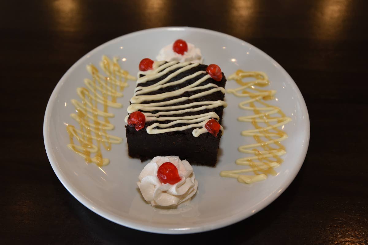 Christmas pudding with brandy butter, a favourite on Susie’s holiday dessert table.