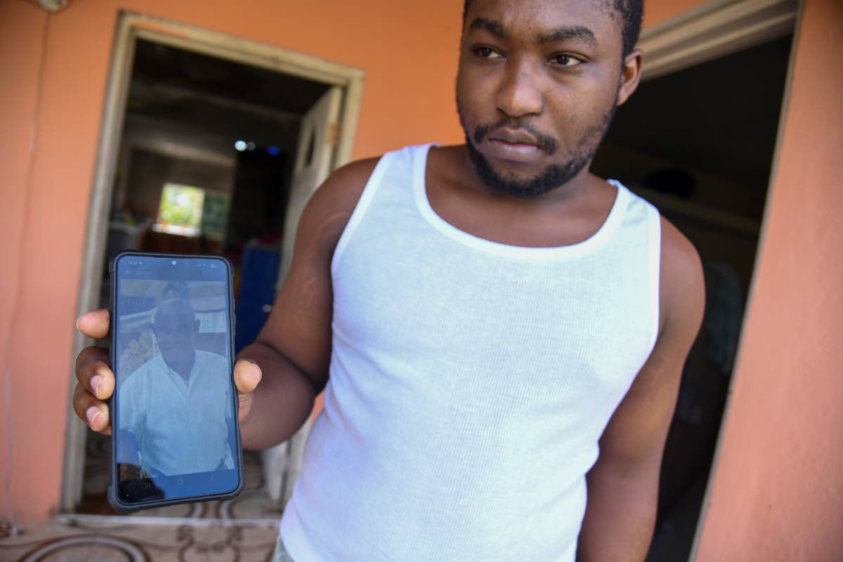 Travis Fisher, the son of 60-year-old fisherman Vincent Fisher, recalls losing his father during the passage of Hurricane Melissa on October 28.