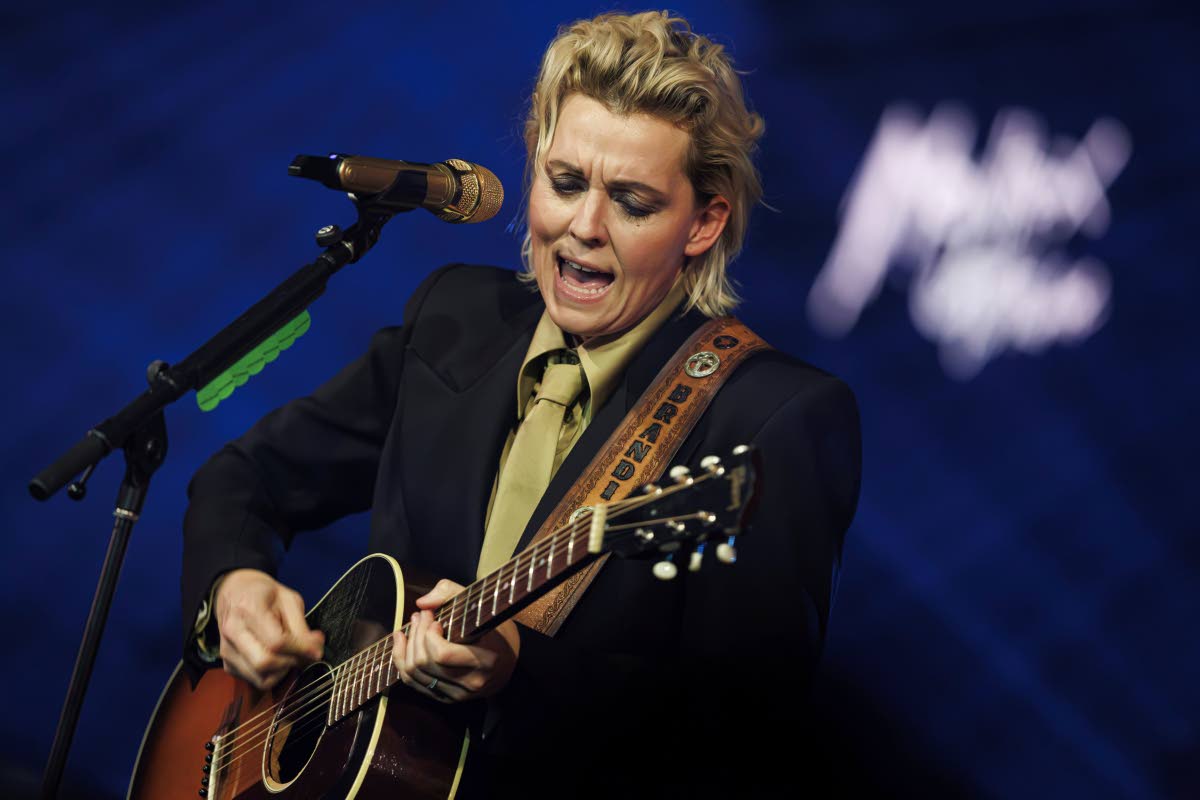 Singer Brandi Carlile from the US performing on the Casino stage during the 59th Montreux Jazz Festival in Montreux, Switzerland, on Sunday, July 6.