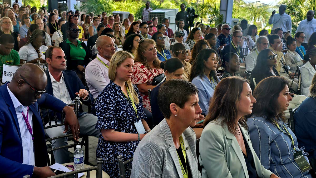 Travel advisers and tourism stakeholders at the Sandals Back to Jamaica held at Sandal’s Dunn’s River in Ocho Rios, St Ann, yesterday. 