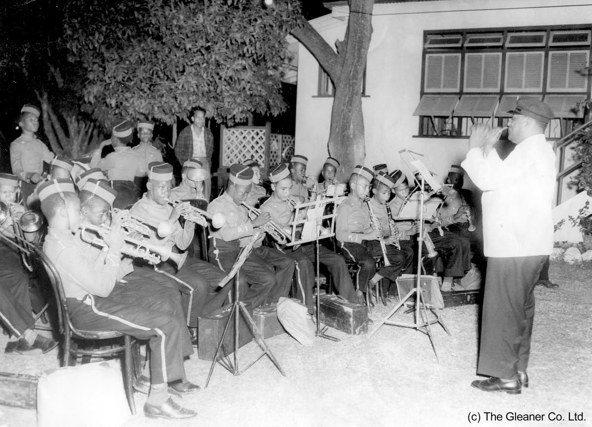 The Alpha Boys Band performs.