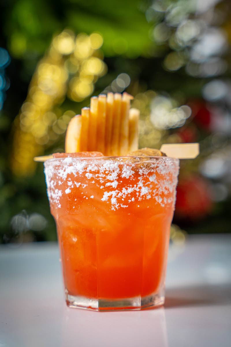 The D&G velvet sorrel cocktail.