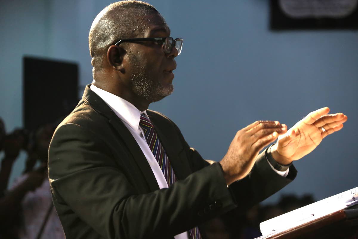 Audley Davidson, choir director of the Kingston College Chapel Choir.