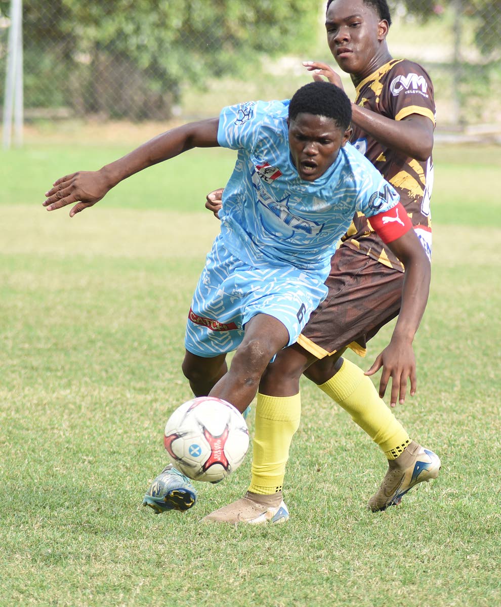 Josh Reid (left) of St Catherine High