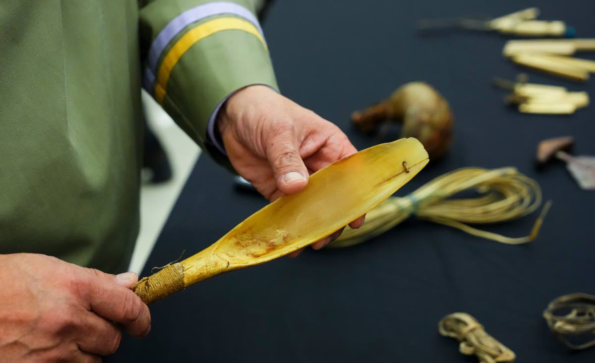A selection of Inuit items is unveiled at the Canadian Museum of History in Gatineau, Quebec.