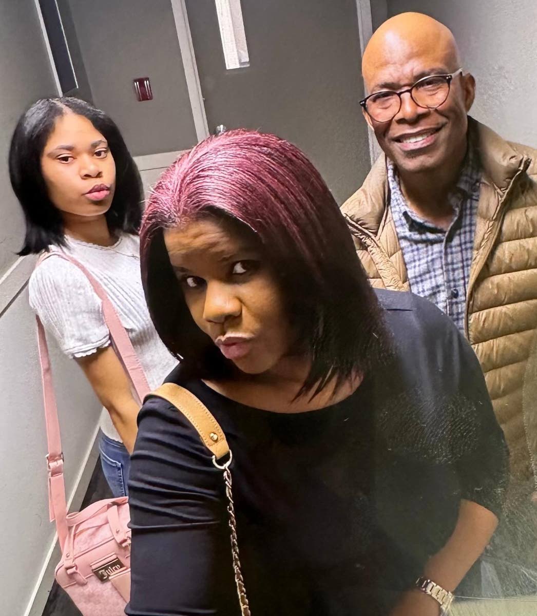 Cherre Crawford, her husband Rick and daughter Kyra-Leigh.