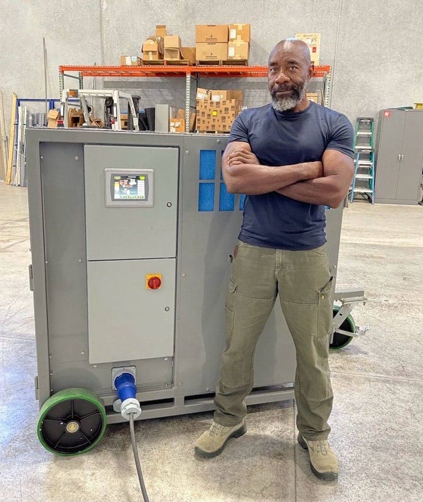 Moses West, former US Army ranger and founder of AWG Contracting, who designed the atmospheric water system currently supplying drinking water to the Accompong Maroon community.