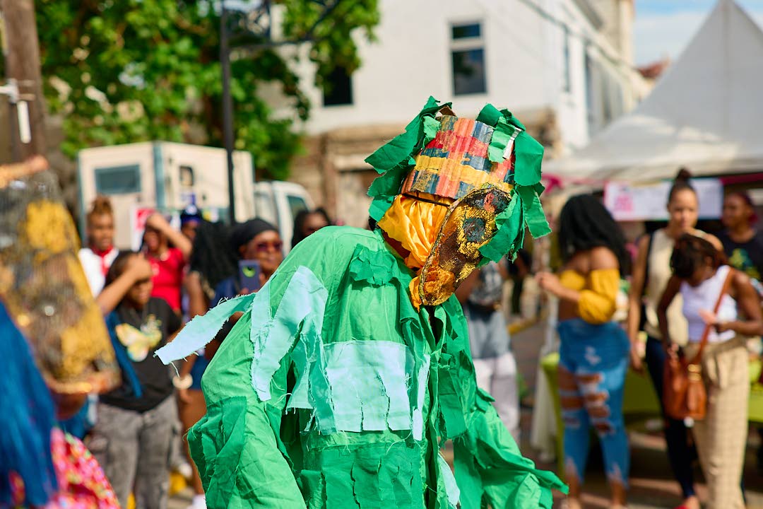 Jack-in-the-Green, as its name suggests, is always covered in green and symbolises nature.