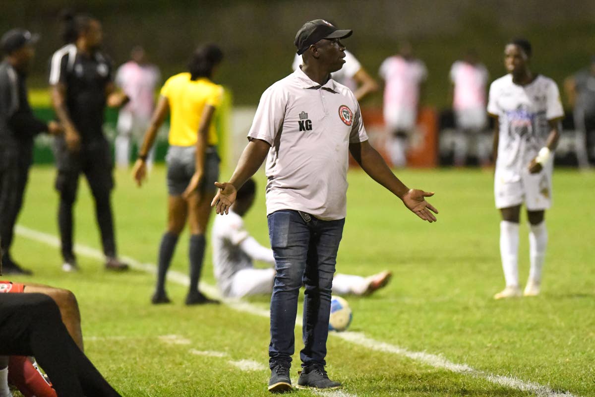 
Montego Bay United coach, Xavier Gilbert.