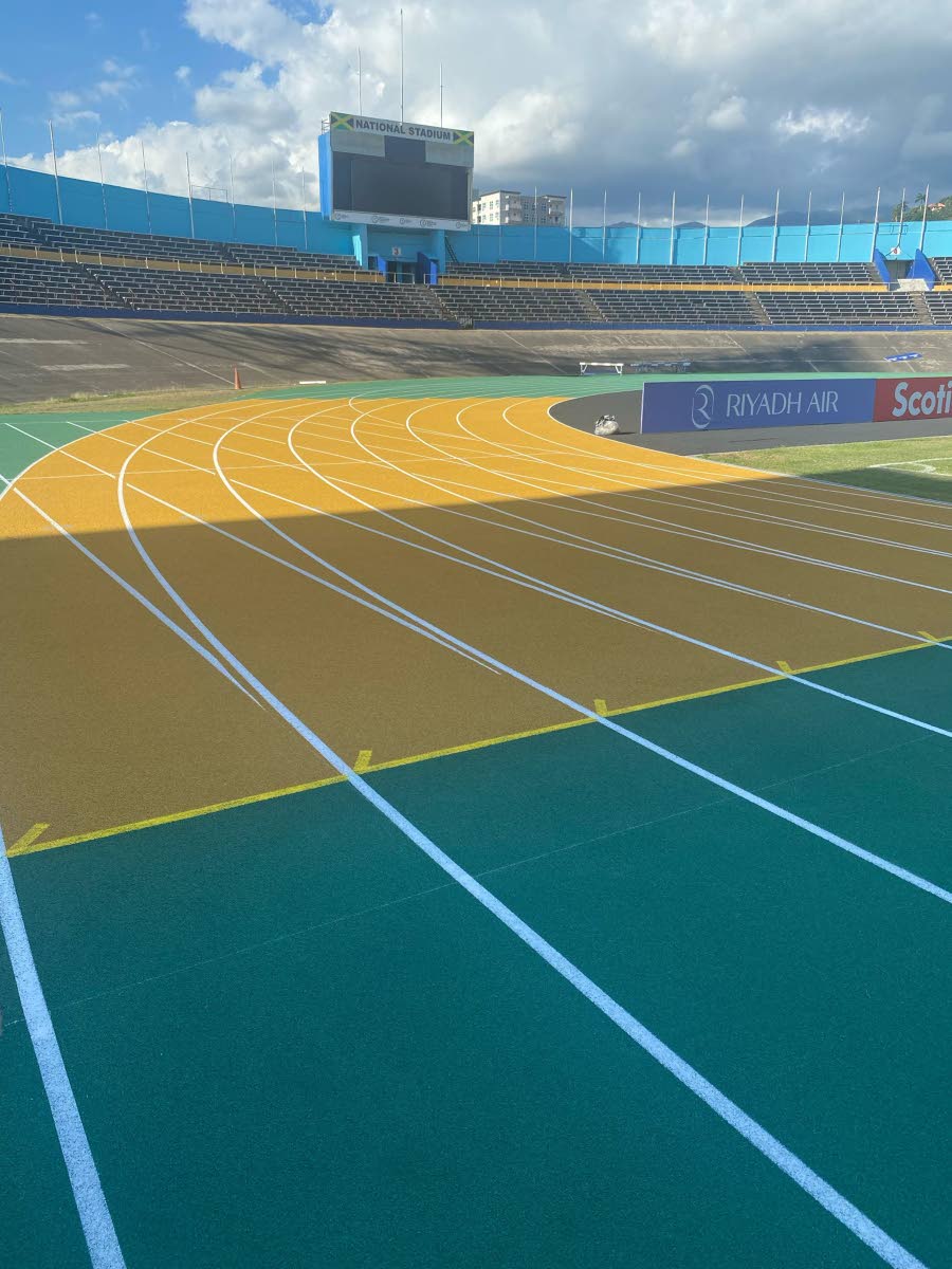 The National Stadium track. 