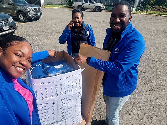 Recognising the extent of damage to homes, CG United provided funds in the amount of US$25,000 to the Food For The Poor programme, to support roof repairs. 