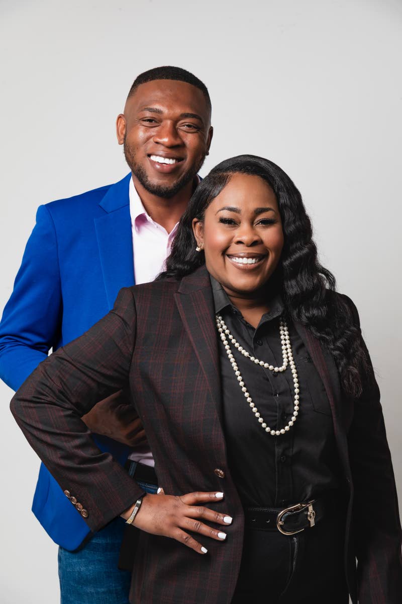 Founders 
of Mind Food International, Jamar and Natassia Wright.