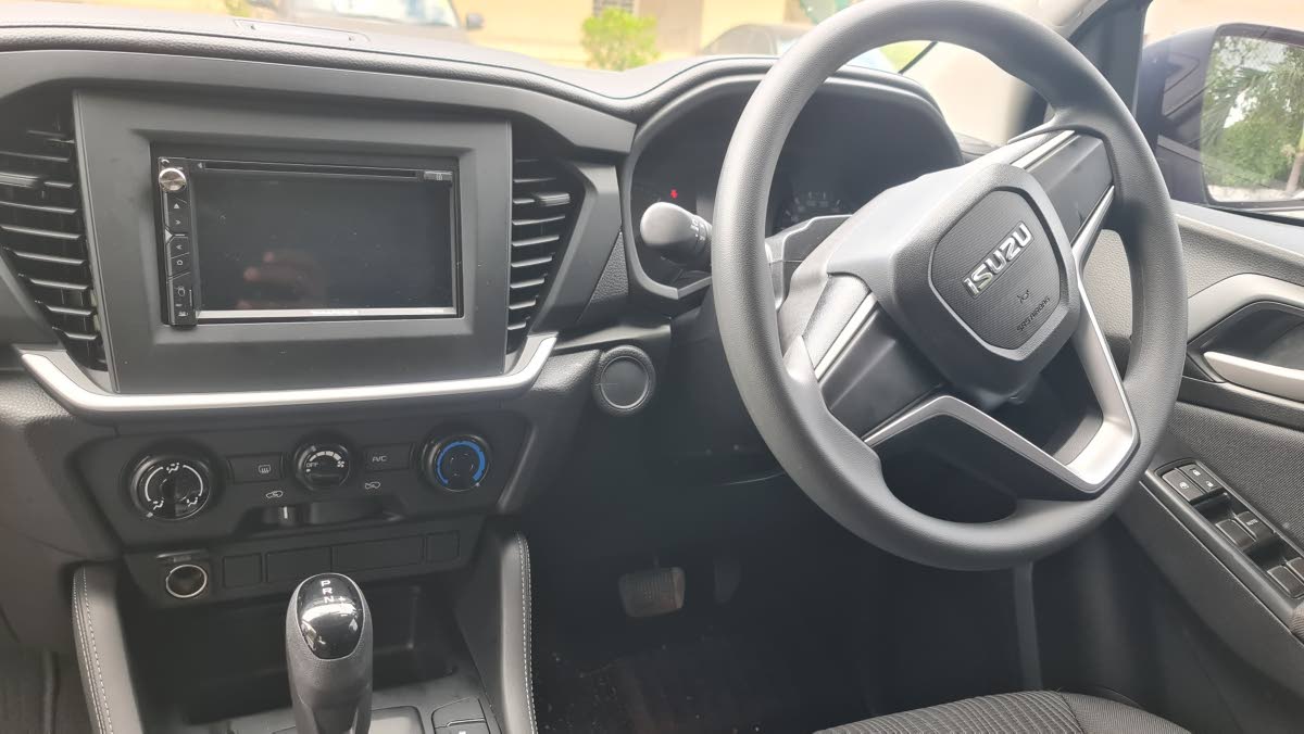 Isuzu MU-X interior.