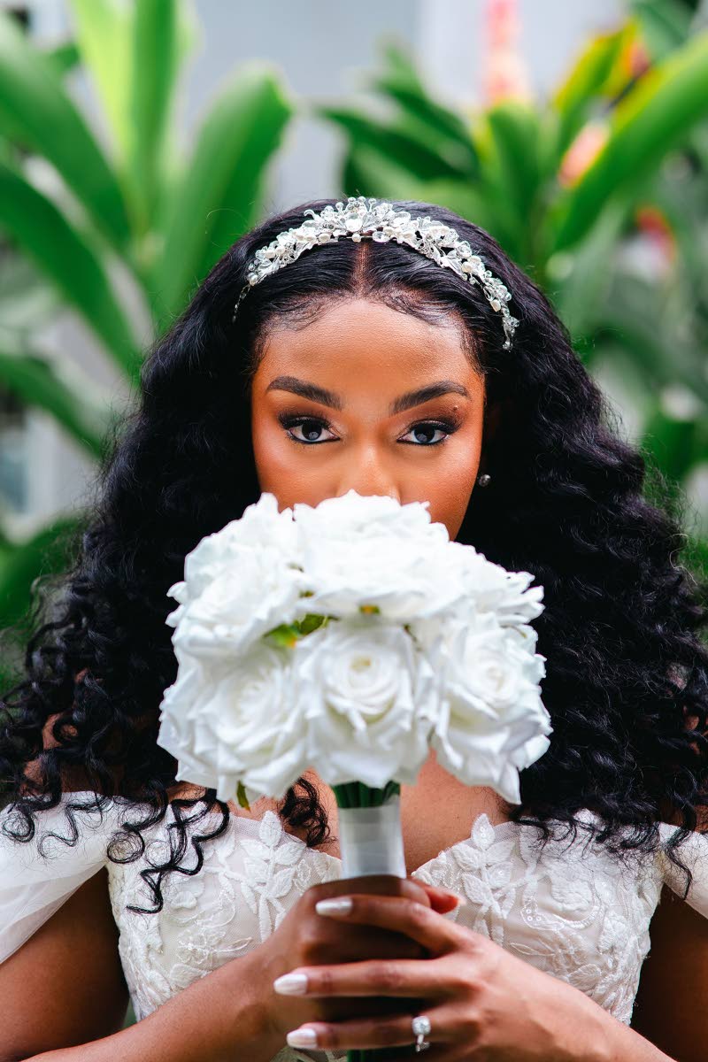 Bouquet in hand, Danielle was ready to step into a new chapter of love.