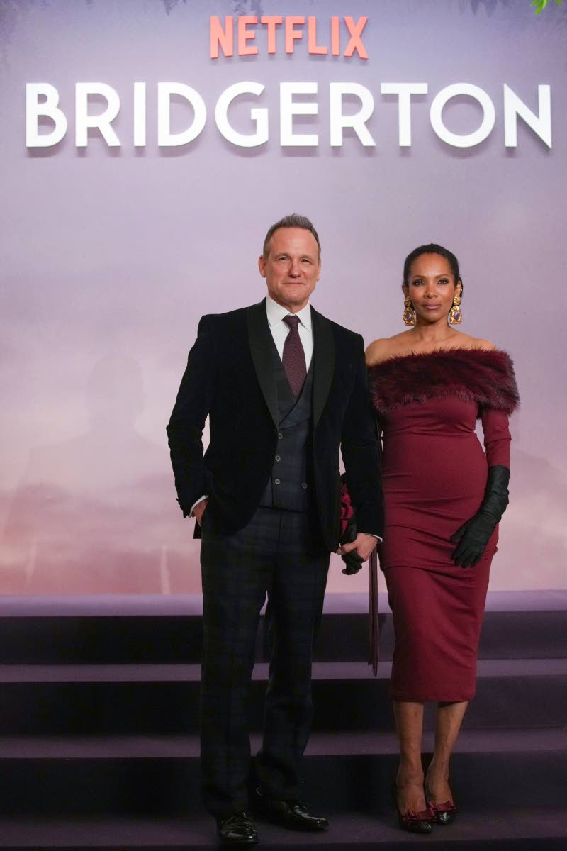 Tom Verica, director and executive producer of ‘Bridgerton’, brings his wife, Kira Arne, as his plus one.