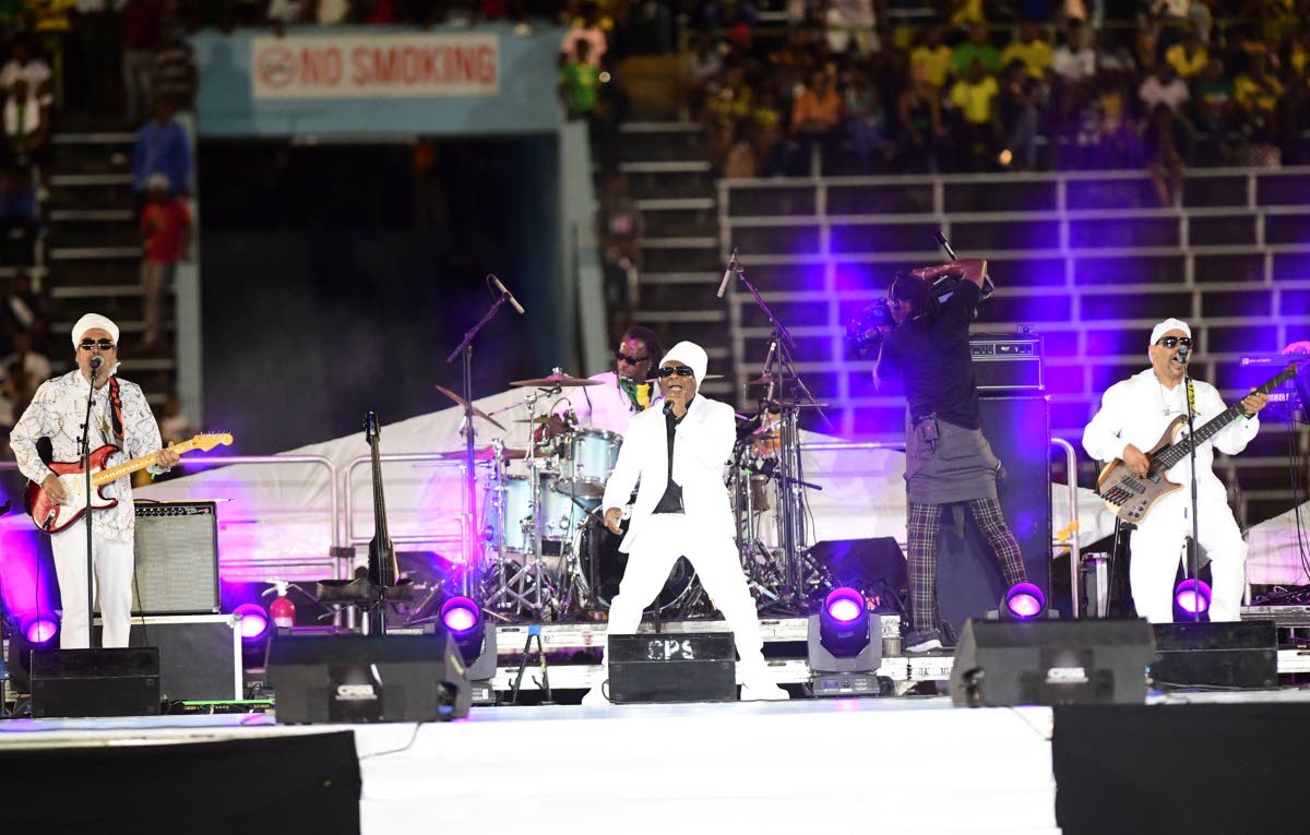 Third World performing after receiving a citation from the Government at Jamaica’s 62nd Independence Grand Gala, held on August 6, 2024 at the National Stadium in Kingston. 