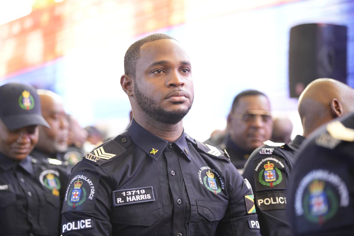 Graduates of the Jamaica Constabulary Force’s Officer and Inspector Development Programme during the graduation ceremony at the National Police College of Jamaica in Twickenham Park, St Catherine, on January 23, 2026