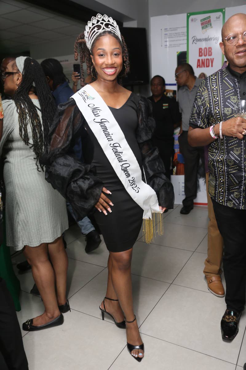 Reigning Miss Jamaica Festival Queen Brithney Clarke flashes her signature smile.