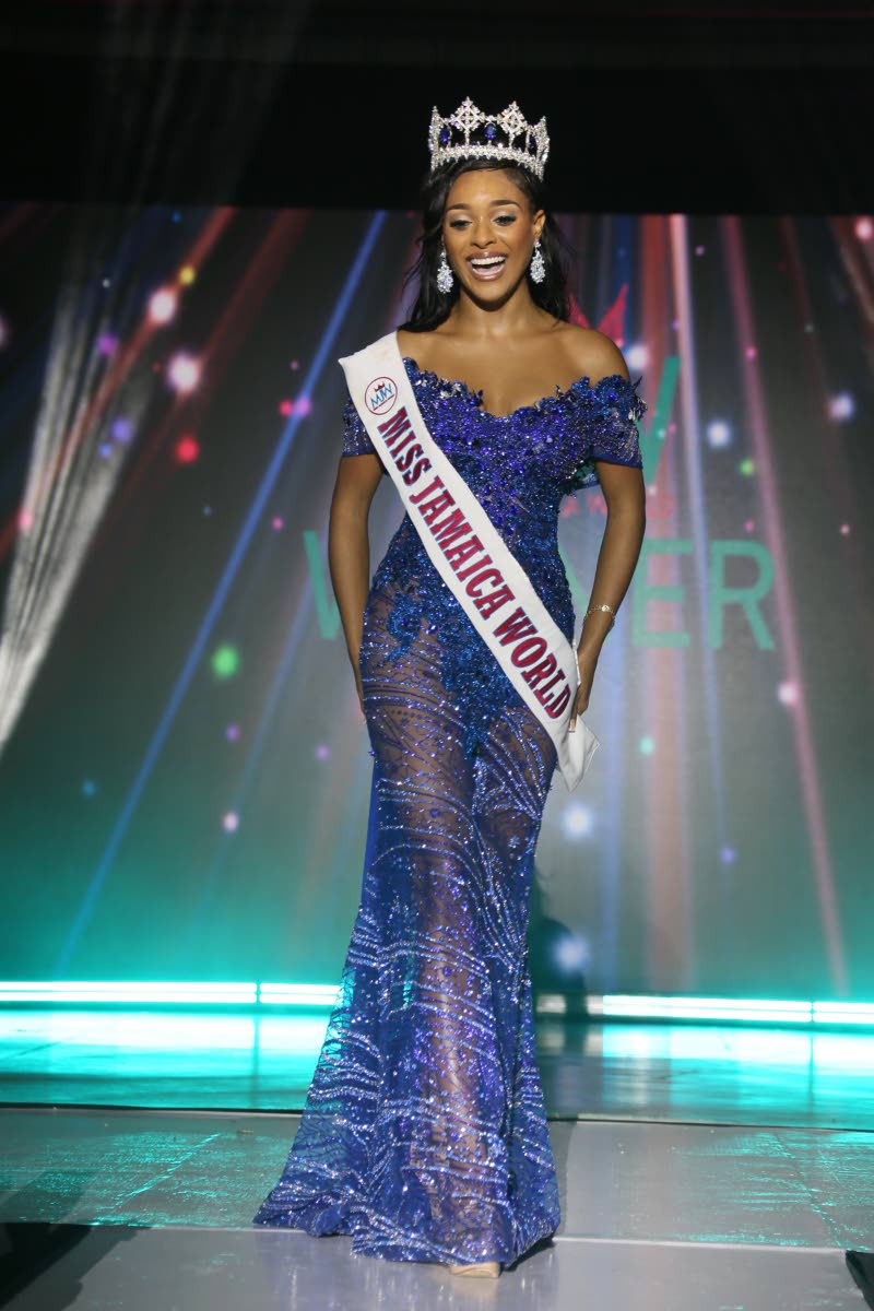 Newly crowned Miss Jamaica World Nevaeh Allen.