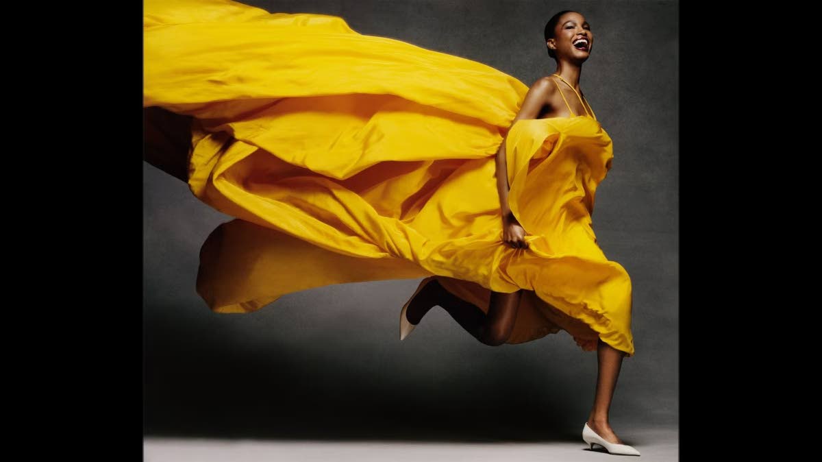  Dru Campbell wears Alexander McQueen in her new editorial, ‘Season of Change’ for the American edition of Harper’s Bazaar. 