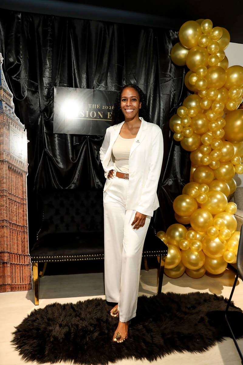 The lovely Terri-Ann Spencer, financial advisor at Sagicor, who engaged her audience in money matters during her presentation, is all smiles.