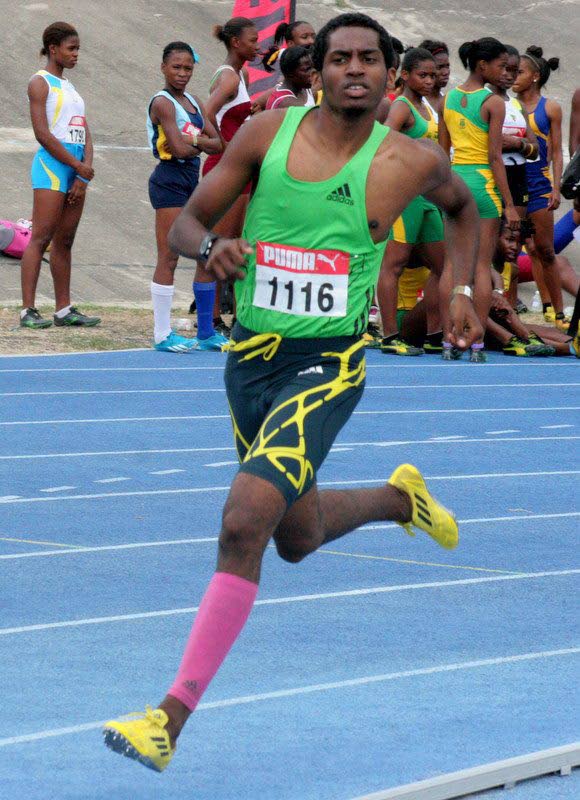 Jorel Bellafonte during his days running for Calabar High School.