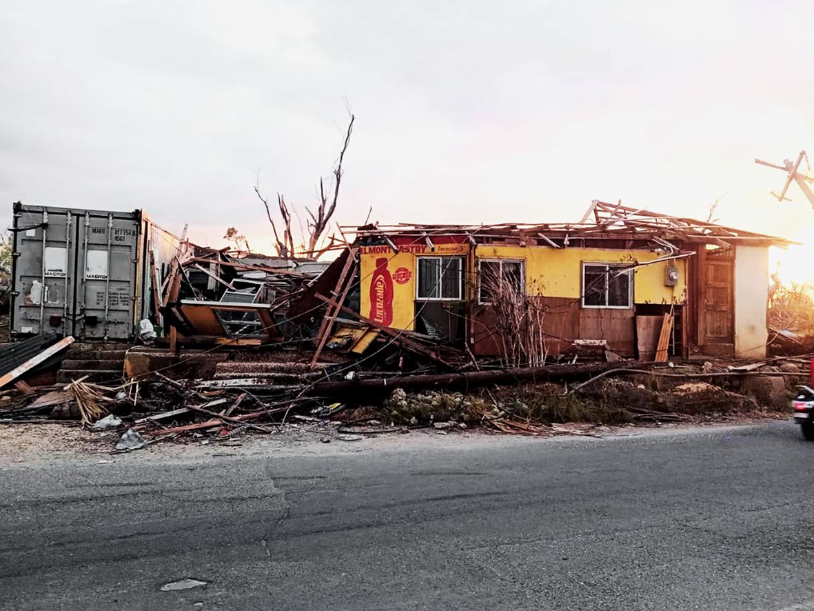 The ruins of Belmont Pastry after Hurricane Melissa passed through the area on October 28 last year.