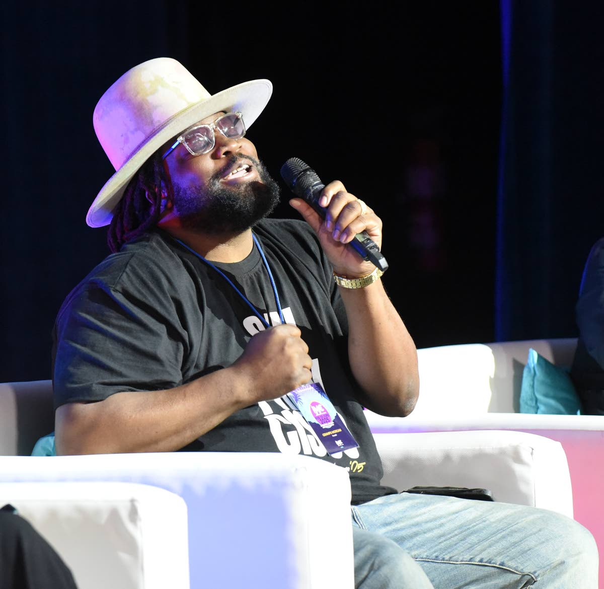 Award-winning singer, songwriter and producer, Gramps Morgan.