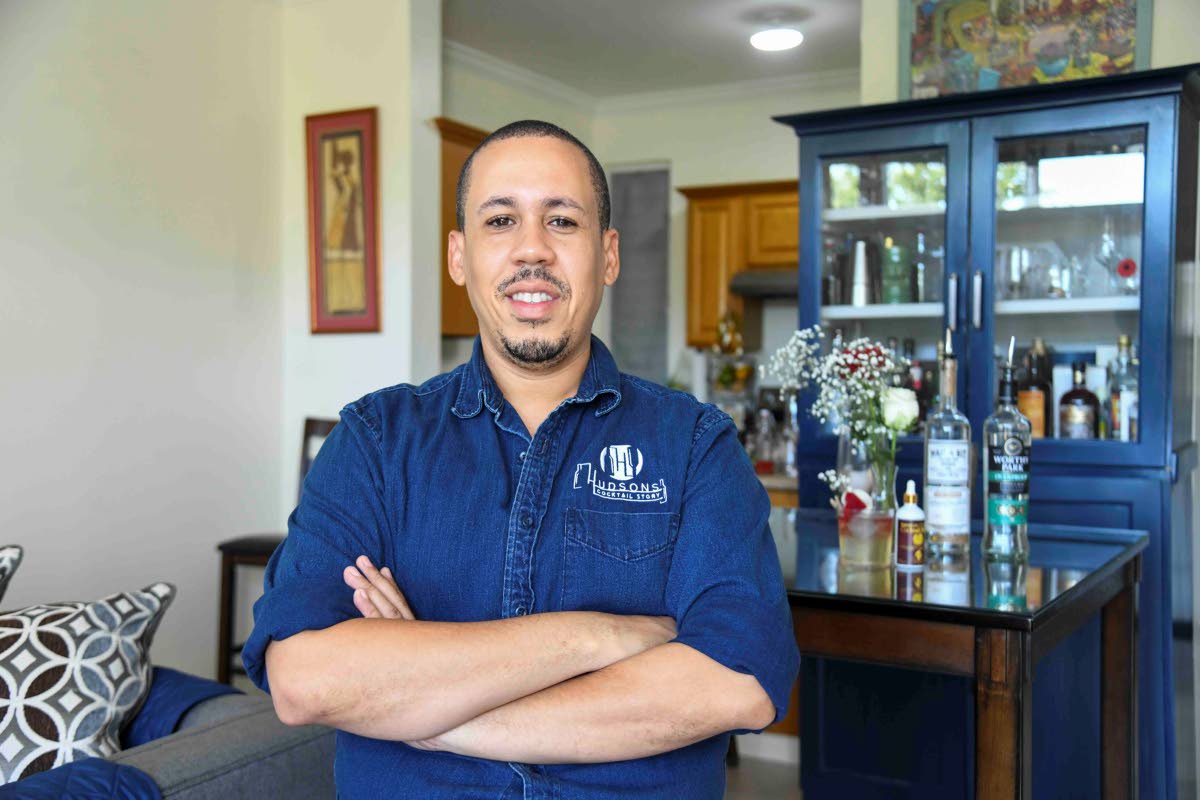 Hudson’s Cocktail Story proprietor, mixologist Wynton Hudson.