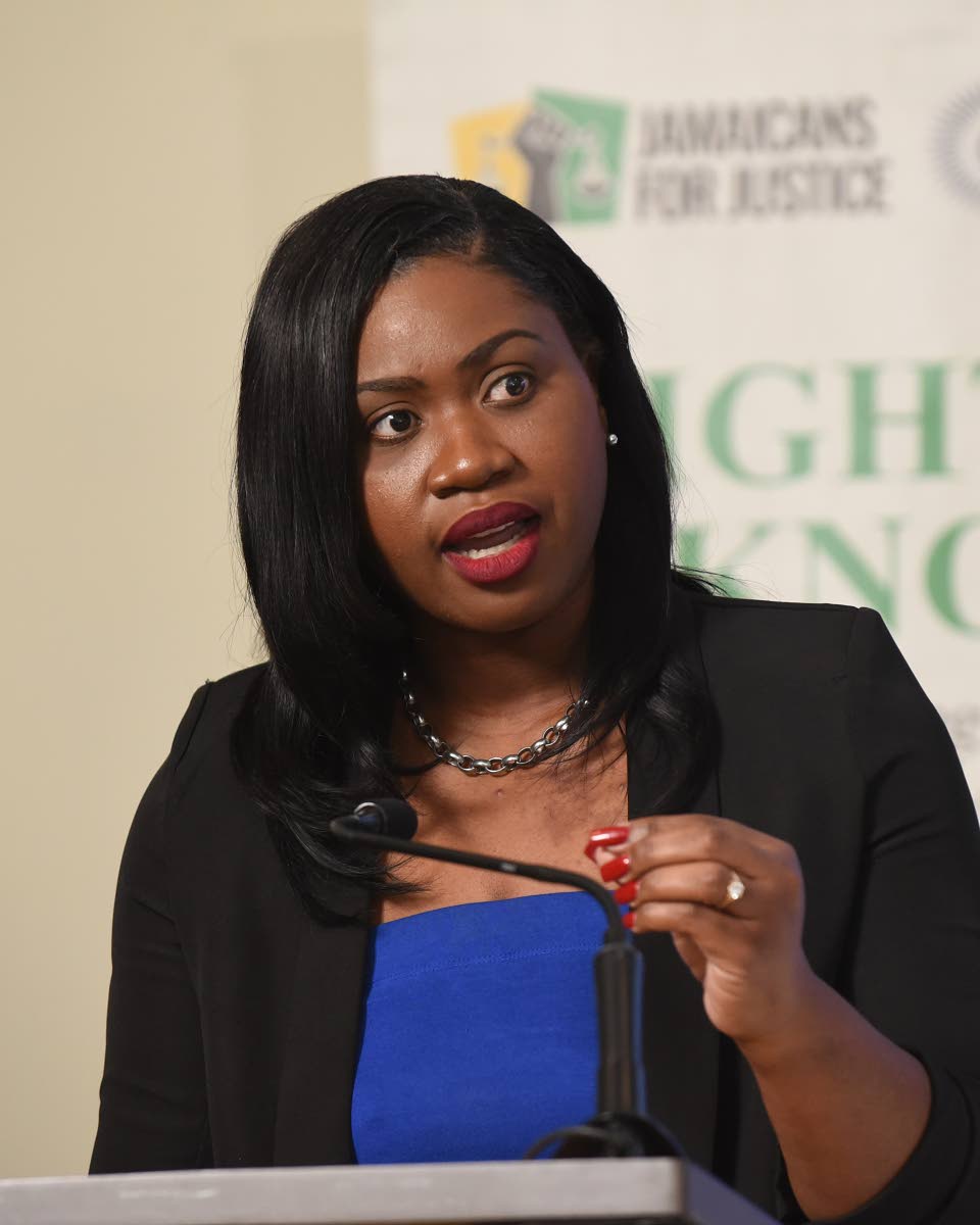 Mickel Jackson, executive director of Jamaicans for Justice.