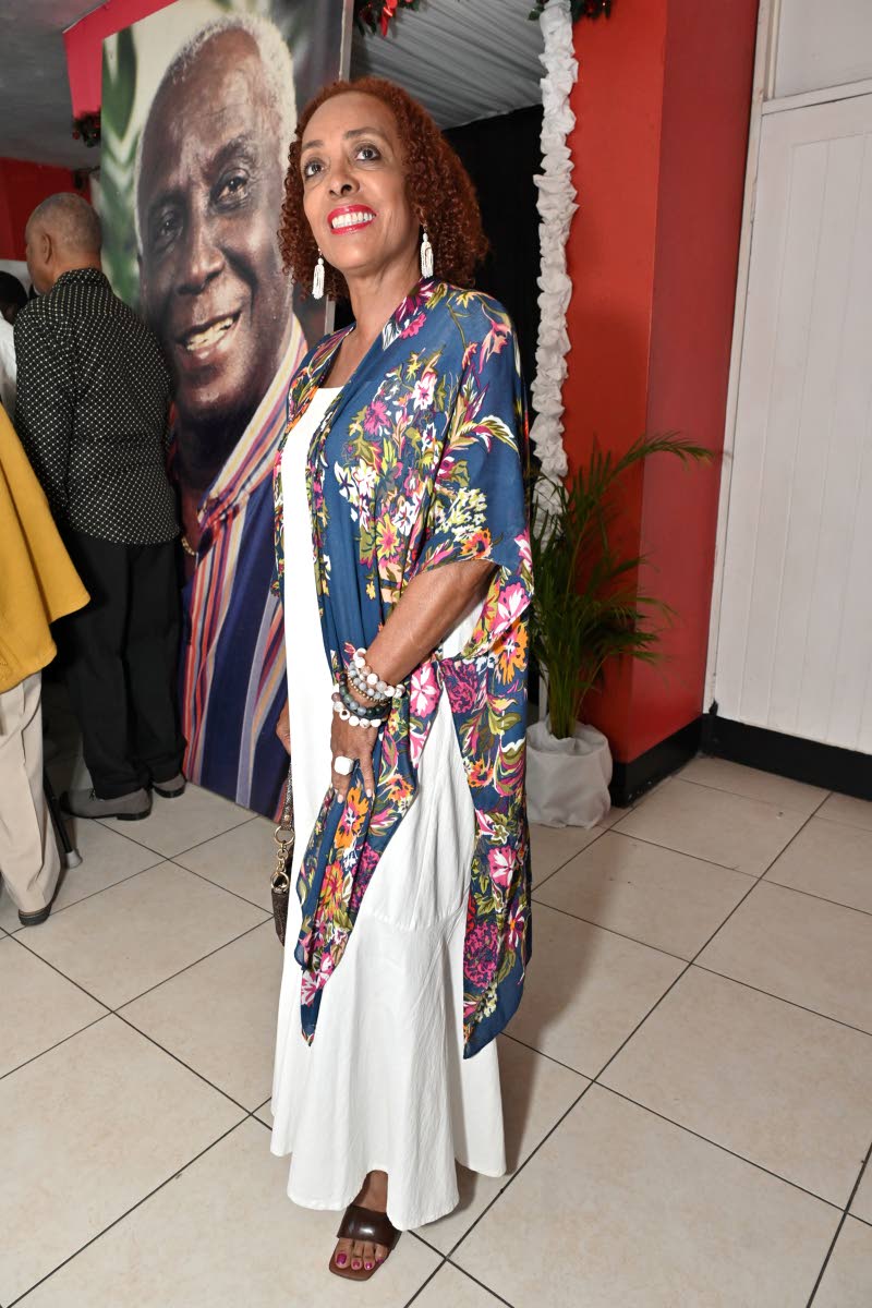 Right: Rene Williams embodies effortless elegance for the cultural affair.