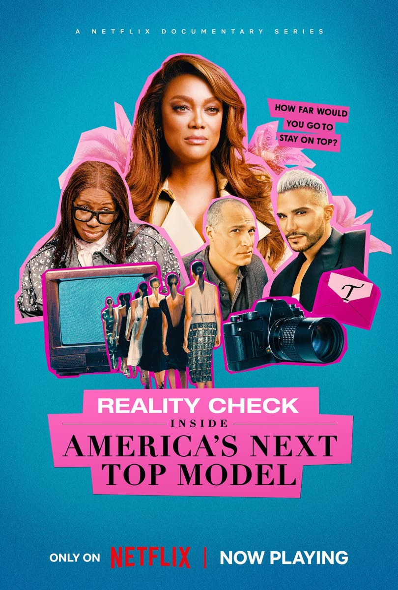 The promo poster for Netflix’s ‘Reality Check: Inside America’s Next Top Model’.